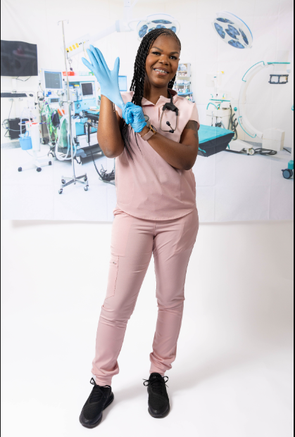 Good Vibes Only Jogger Scrub Bottoms